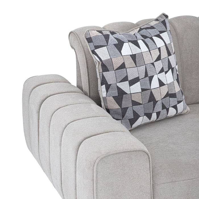 AICO Balboa Sofa in Warm Walnut - Visions in Furniture (La Mirada, CA)