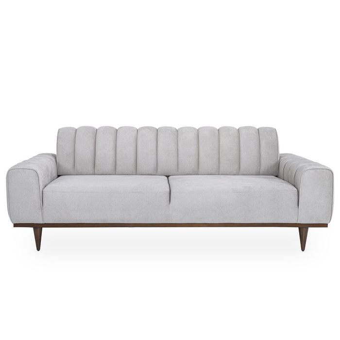AICO Balboa Sofa in Warm Walnut - Visions in Furniture (La Mirada, CA)