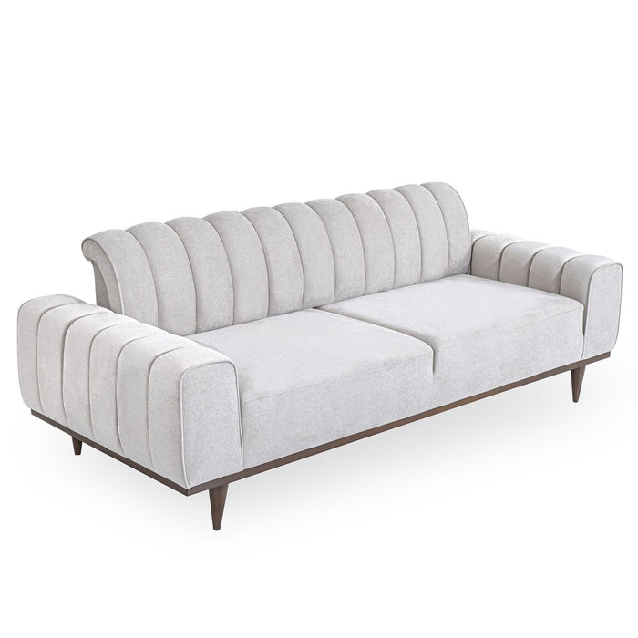 AICO Balboa Sofa in Warm Walnut - Visions in Furniture (La Mirada, CA)