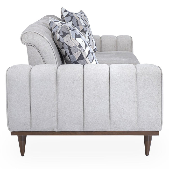 AICO Balboa Sofa in Warm Walnut - Visions in Furniture (La Mirada, CA)