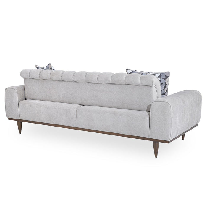 AICO Balboa Sofa in Warm Walnut - Visions in Furniture (La Mirada, CA)