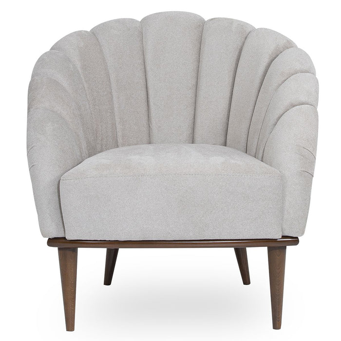 AICO Balboa Accent Chair in Warm Walnut - Visions in Furniture (La Mirada, CA)