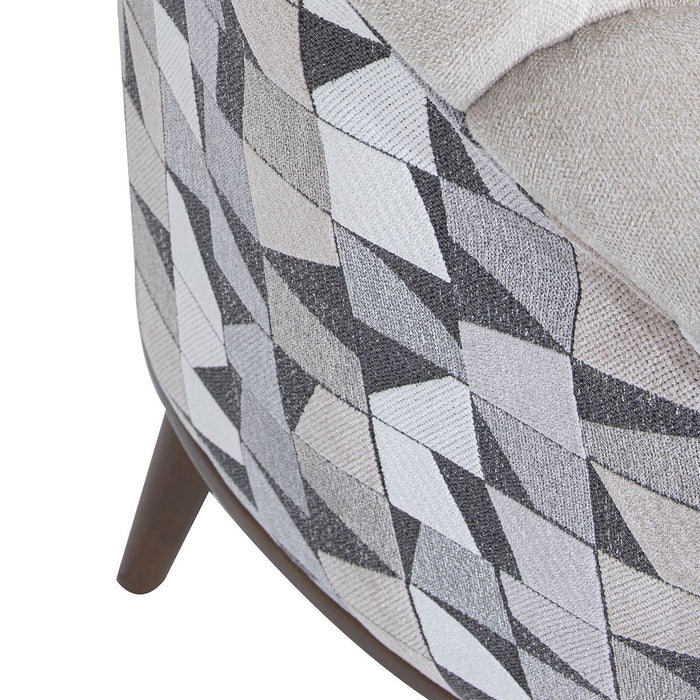 AICO Balboa Accent Chair in Warm Walnut - Visions in Furniture (La Mirada, CA)