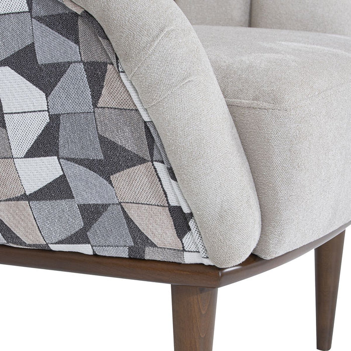 AICO Balboa Accent Chair in Warm Walnut - Visions in Furniture (La Mirada, CA)