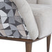 AICO Balboa Accent Chair in Warm Walnut - Visions in Furniture (La Mirada, CA)