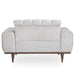 AICO Balboa Chair And A Half in Warm Walnut - Visions in Furniture (La Mirada, CA)