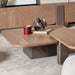 AICO Furniture Bristol Point Medium Cocktail Table in Saddle Brown - Visions in Furniture (La Mirada, CA)