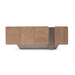 AICO Furniture Bristol Point Console Table in Saddle Brown - Visions in Furniture (La Mirada, CA)