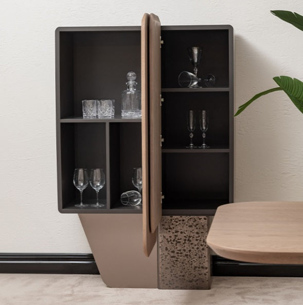 AICO Furniture Bristol Point Bar in Saddle Brown - Visions in Furniture (La Mirada, CA)