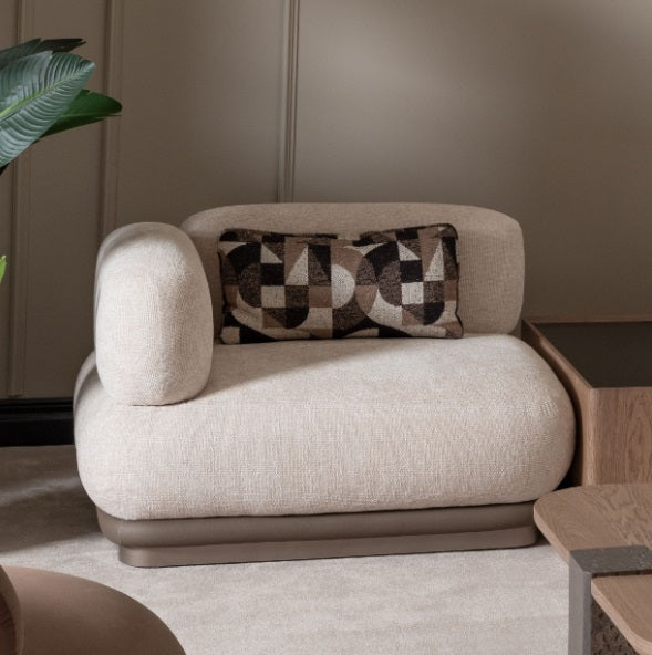 AICO Furniture Bristol Point LAF Chair in Saddle Brown - Visions in Furniture (La Mirada, CA)