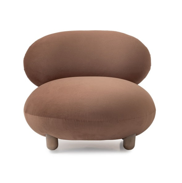 AICO Furniture Bristol Point Accent Chair in Saddle Brown - Visions in Furniture (La Mirada, CA)