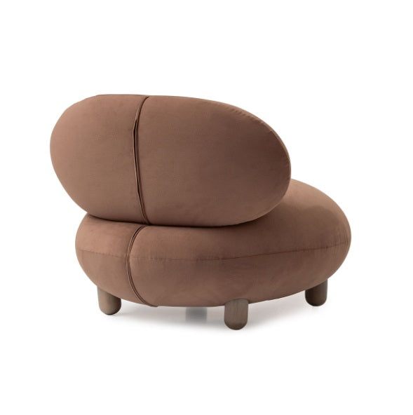 AICO Furniture Bristol Point Accent Chair in Saddle Brown - Visions in Furniture (La Mirada, CA)