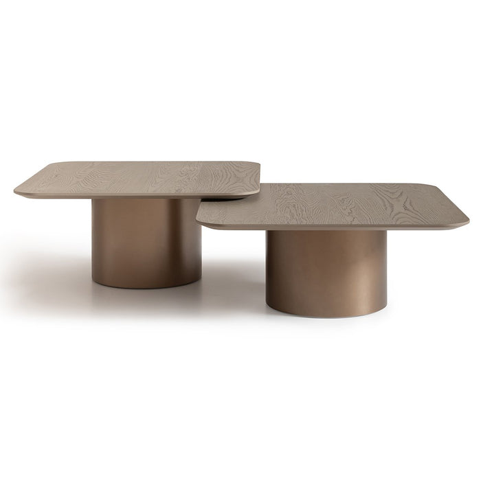 AICO Canberra Tall Cocktail Table in Brown - Visions in Furniture (La Mirada, CA)