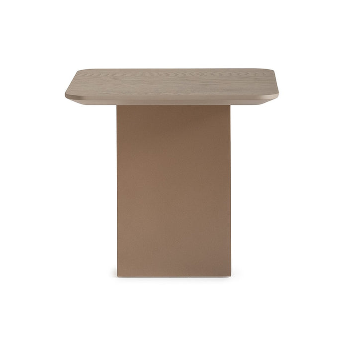 AICO Canberra End Table in Brown - Visions in Furniture (La Mirada, CA)