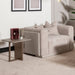 AICO Canberra End Table in Brown - Visions in Furniture (La Mirada, CA)