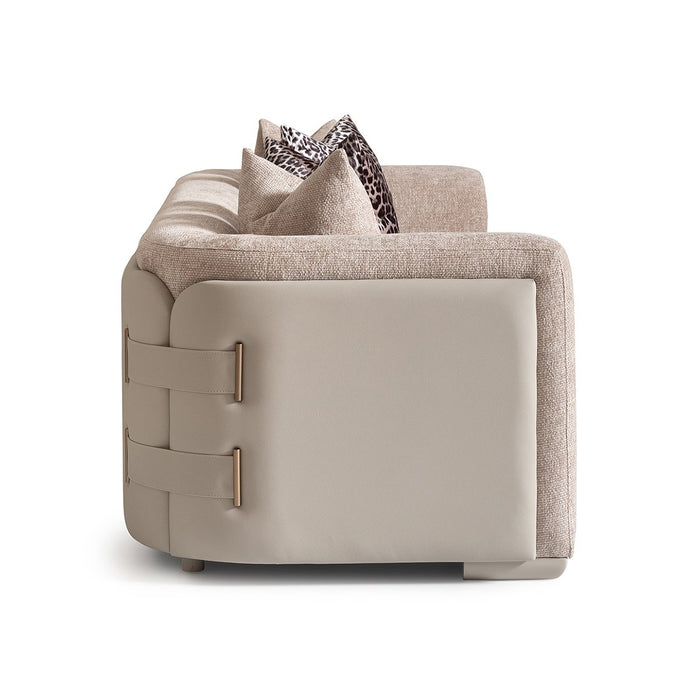 AICO Canberra Sofa in Brown - Visions in Furniture (La Mirada, CA)