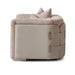 AICO Canberra Chair 1/2 in Brown - Visions in Furniture (La Mirada, CA)