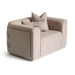 AICO Canberra Chair 1/2 in Brown - Visions in Furniture (La Mirada, CA)