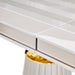 AICO Furniture Carmela Rectangular Dining Table in Shimmer Ivory - Visions in Furniture (La Mirada, CA)