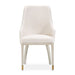 AICO Furniture Carmela Dining Arm Chair (Set of 2) in Shimmer Ivory - Visions in Furniture (La Mirada, CA)