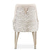 AICO Furniture Carmela Dining Arm Chair (Set of 2) in Shimmer Ivory - Visions in Furniture (La Mirada, CA)