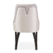 AICO Furniture Carmela Dining Arm Chair (Set of 2) in Glossy Charcoal Sand - Visions in Furniture (La Mirada, CA)