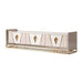 AICO Carmela Media Cabinet in Shimmer Ivory - Visions in Furniture (La Mirada, CA)