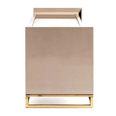 AICO Carmela Media Cabinet in Shimmer Ivory - Visions in Furniture (La Mirada, CA)