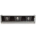AICO Furniture Carmela Media Cabinet in Glossy Charcoal Sand - Visions in Furniture (La Mirada, CA)