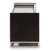 AICO Furniture Carmela Media Cabinet in Glossy Charcoal Sand - Visions in Furniture (La Mirada, CA)