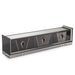 AICO Furniture Carmela Media Cabinet in Glossy Charcoal Sand - Visions in Furniture (La Mirada, CA)