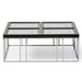 AICO Furniture Carmela Cocktail Table in Glossy Charcoal Sand - Visions in Furniture (La Mirada, CA)