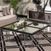 AICO Furniture Carmela Cocktail Table in Glossy Charcoal Sand - Visions in Furniture (La Mirada, CA)