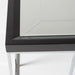 AICO Furniture Carmela End Table in Glossy Charcoal Sand - Visions in Furniture (La Mirada, CA)