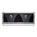 AICO Furniture Carmela Console Table in Glossy Charcoal Sand - Visions in Furniture (La Mirada, CA)