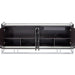 AICO Furniture Carmela Console Table in Glossy Charcoal Sand - Visions in Furniture (La Mirada, CA)