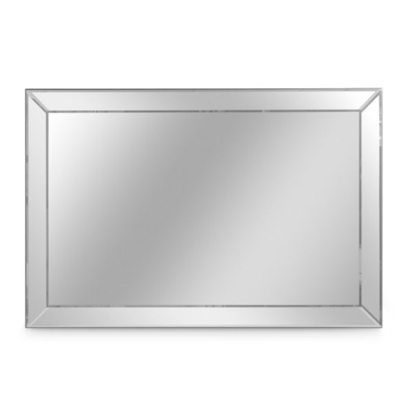 AICO Furniture Carmela Mirror in Glossy Charcoal Sand - Visions in Furniture (La Mirada, CA)