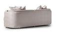 AICO Carmela Sofa Almond in Shimmer Ivory - Visions in Furniture (La Mirada, CA)