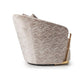 AICO Carmela Accent Chair in Shimmer Ivory - Visions in Furniture (La Mirada, CA)
