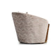 AICO Carmela Accent Chair in Shimmer Ivory - Visions in Furniture (La Mirada, CA)