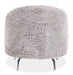 AICO Furniture Dion Chair in Stone/Silver - Visions in Furniture (La Mirada, CA)
