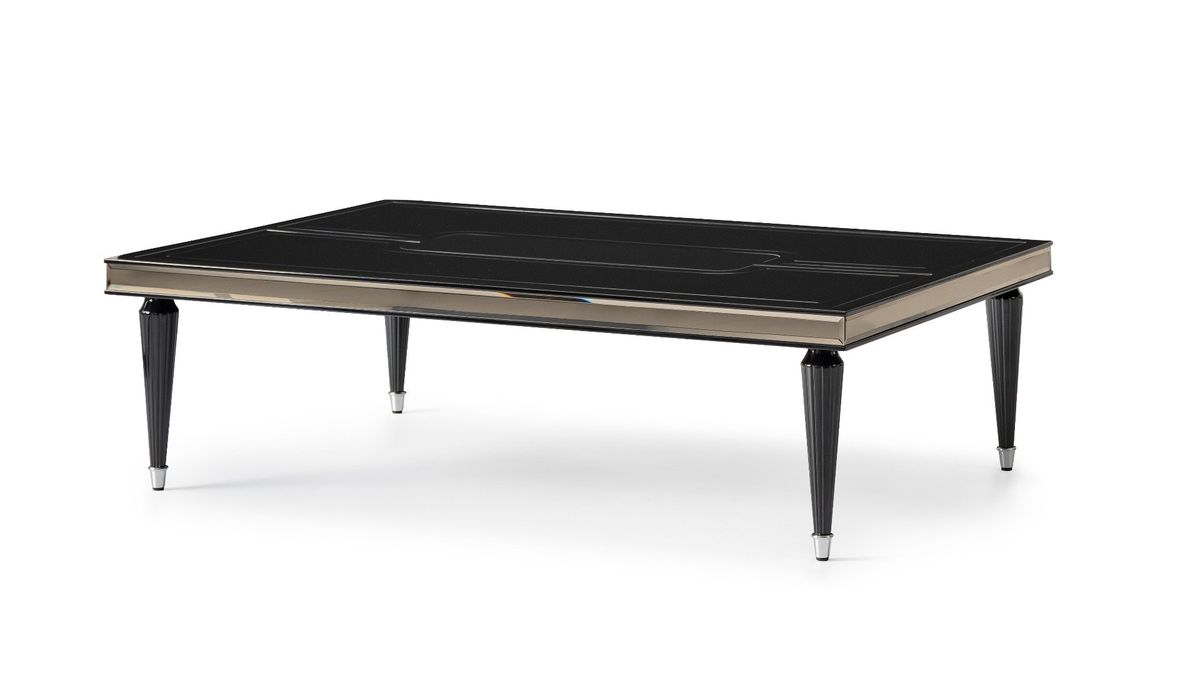 AICO La Francaise Cocktail Table in Black Ice - Visions in Furniture (La Mirada, CA)