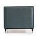AICO La Francaise Armless Chair in Azure/Black - Visions in Furniture (La Mirada, CA)