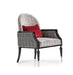 AICO La Francaise Accent Chair in Domino/Black - Visions in Furniture (La Mirada, CA)