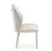 AICO Furniture Lisbon Side Chair in Silken Matte Cream - Visions in Furniture (La Mirada, CA)