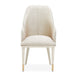 AICO Furniture Lisbon Arm Chair in Silken Matte Cream - Visions in Furniture (La Mirada, CA)