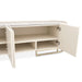 AICO Lisbon Media Cabinet in Silken Matte Cream - Visions in Furniture (La Mirada, CA)