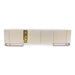 AICO Lisbon Media Cabinet in Silken Matte Cream - Visions in Furniture (La Mirada, CA)