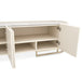 AICO Furniture Lisbon Media Cabinet in Silken Cream Bronze - Visions in Furniture (La Mirada, CA)
