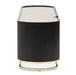 AICO Furniture Lisbon Media Cabinet in Silken Matte Black - Visions in Furniture (La Mirada, CA)